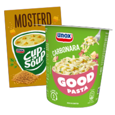 Unox cup a soup, good noodles of good pasta